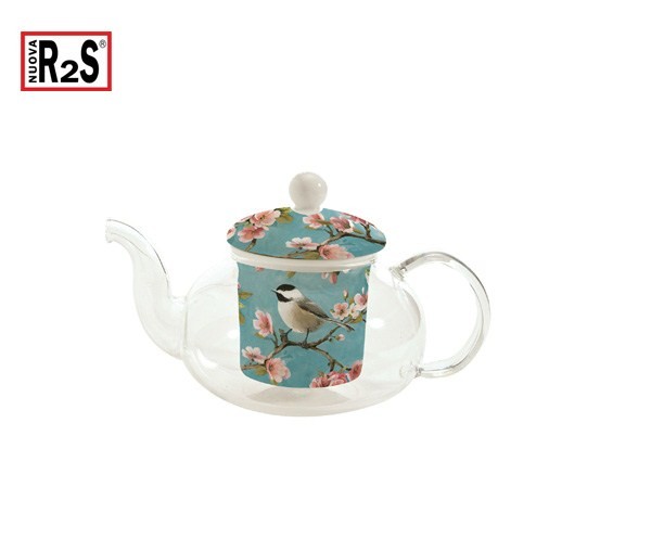 Чайник 450мл. стекло, Blossom