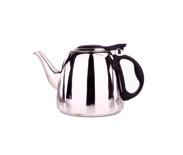 Чайник заварочный, стальной 1,2л. круглый без сита