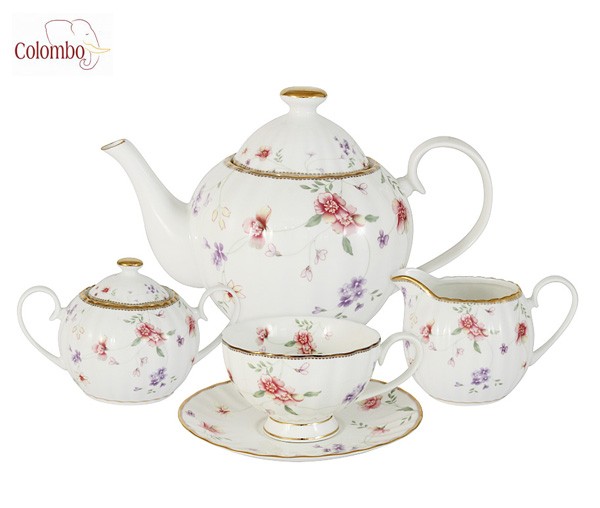 Сервиз чайный 15 предметов Флер