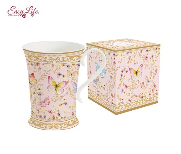 Кружка розовая 270 мл., Majestic