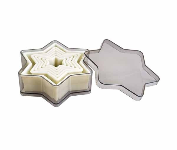 Набор форм для резки звезда 6шт