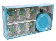 Набор чашек 220мл. 6шт Bubbles Flo Anis