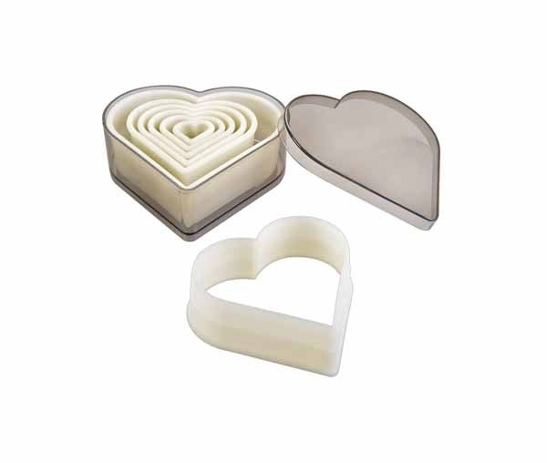 Набор форм для резки сердце 7шт