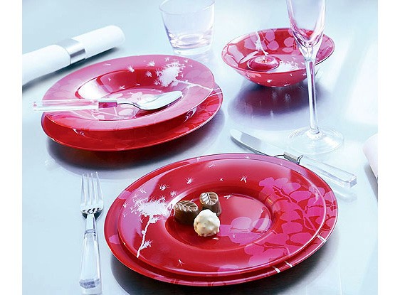 Сервиз столовый 19 предметов 6 персон Red Dream