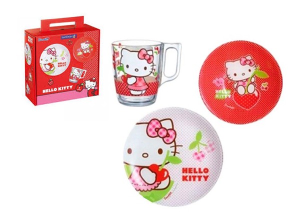 Набор детский  3 предмета Hello Kitty