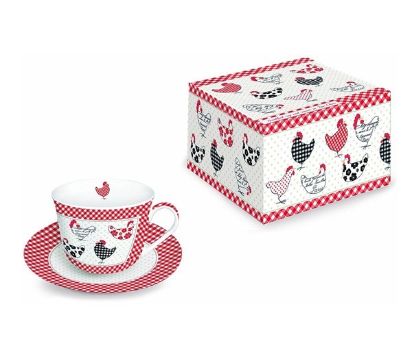 Чайная пара 400мл. 1персона Cock