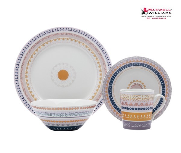 Сервиз чайно-столовый 16 предметов 4 персоны Базар