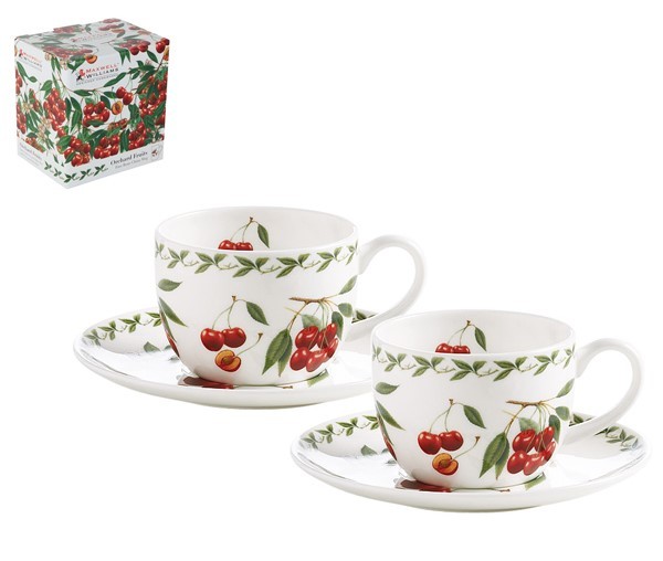 Набор кофейный 4 предмета Вишня