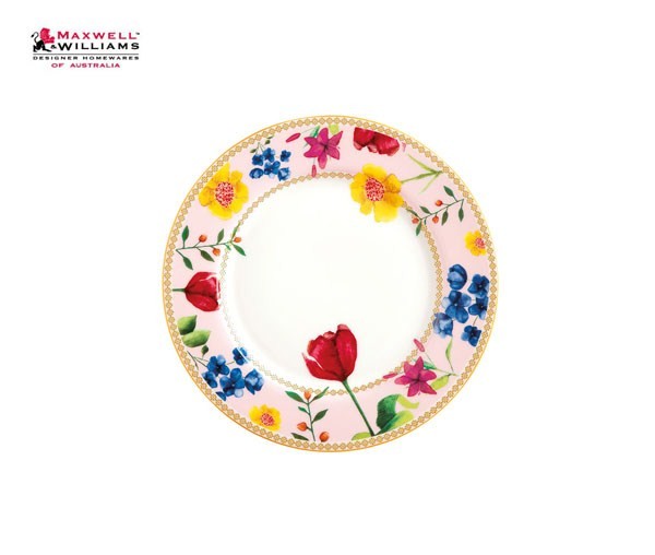 Тарелка 19см. розовая Contessa