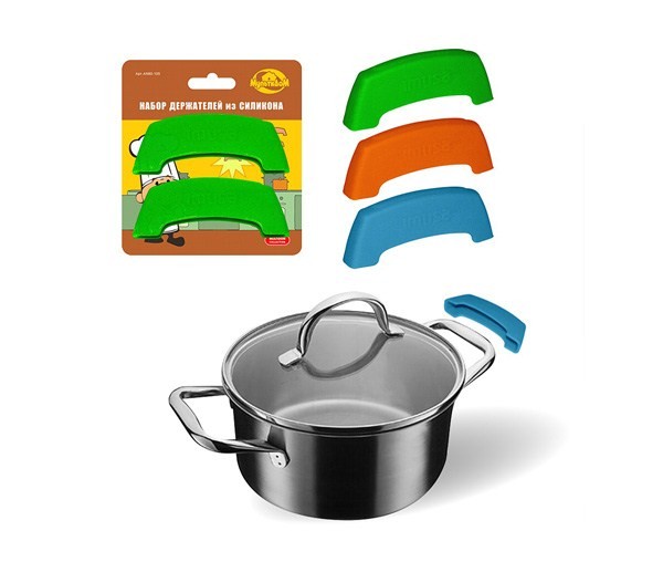 Ручка для кастрюли 2шт силикон