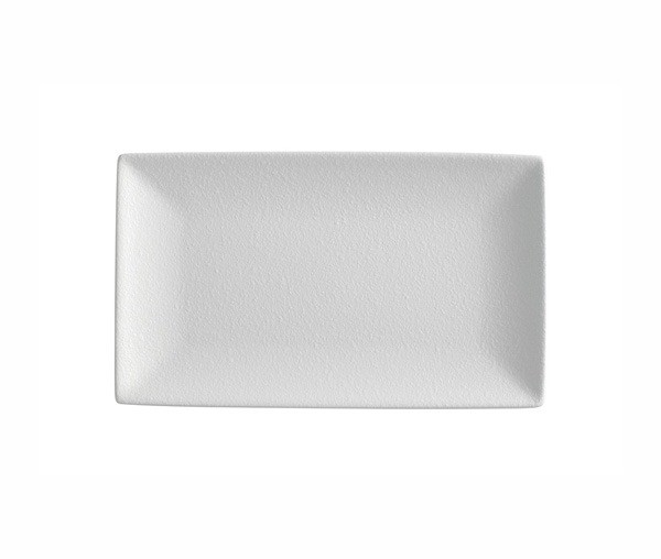 Блюдо прямоугольное  27,5*16см. белое, Икра