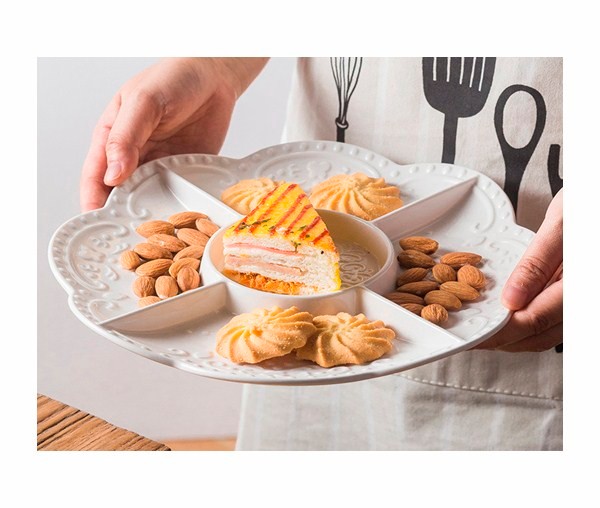 Менаж 5 отделения 27см. Кружево