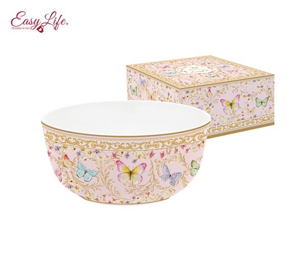 Салатник 14см. розовый Majestic