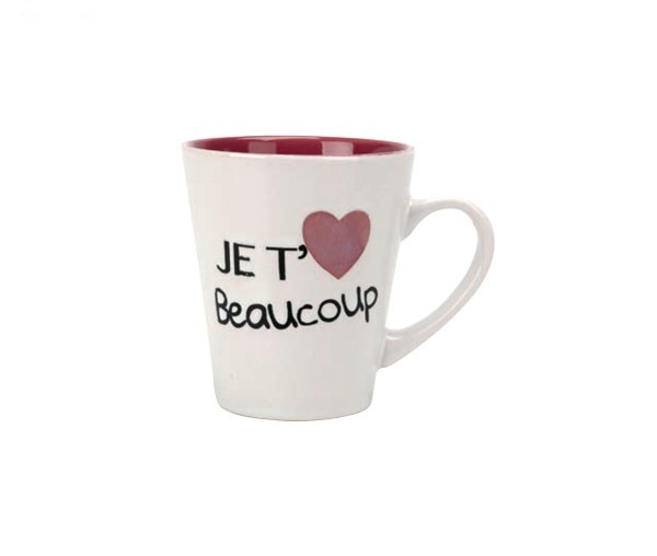 Кружка 360 мл., Je t aime beaucoup