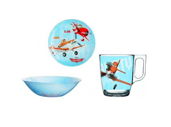 Набор детский  3 предмета Disney Planes