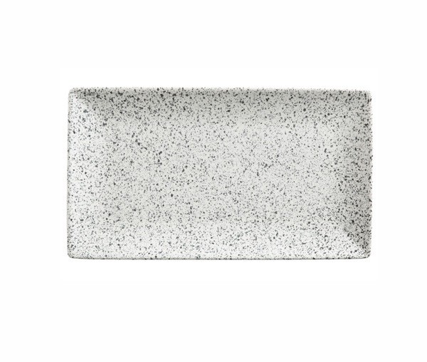 Блюдо прямоугольное 34,5,5*19,5см. пепел. Икра