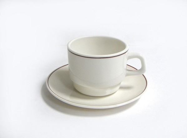 Чайная пара 190мл. кремовая Bordo