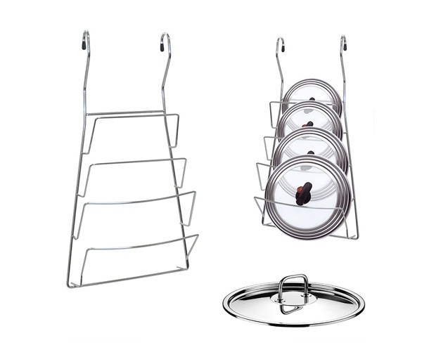 Подставка для крышек 20*37см. рейлинг