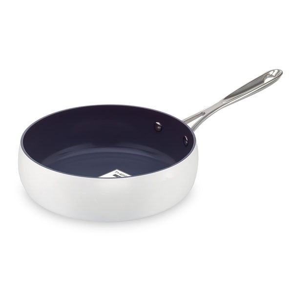 Сковорода 24 см глубокая London White