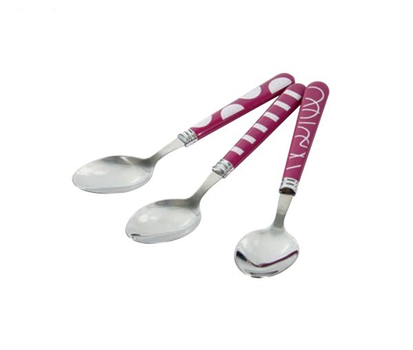 Ложка столовая, фиолетовая Zigzag