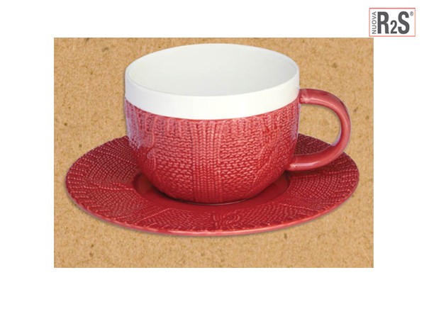 Чайная пара 300мл. Wool Red