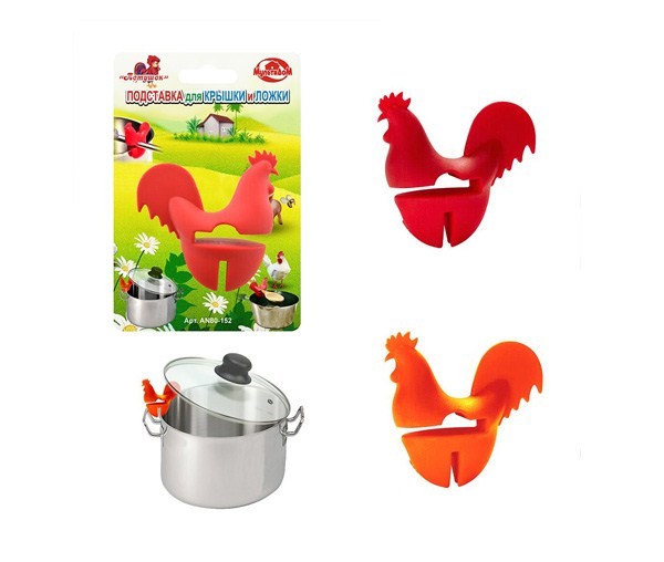 Подставка для крышки, ложки Петушок