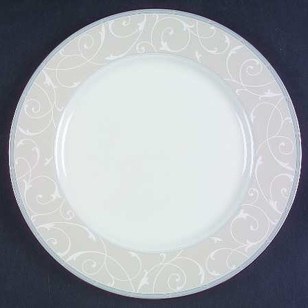 Тарелка 24см. Elegance Scroll Pearl