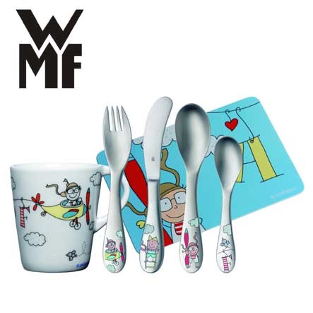 Набор детский столовые приборы 6 предметов The Pepples Набор детский столовые приборы 6 предметов The Pepples