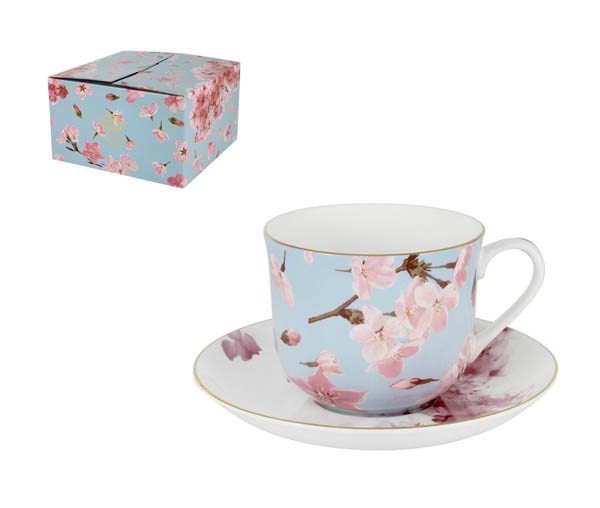 Бульонница 2 предмета 450мл. голубая Сакура