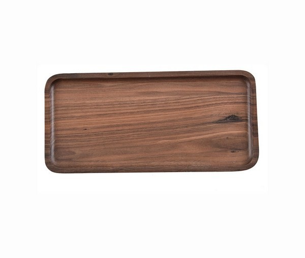 Блюдо прямоугольное орех 25*12см.