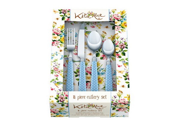 Столовые приборы 16 предметов 4 персоны English Garden Blue Spot Столовые приборы 16 предметов 4 персоны English Garden Blue Spot
