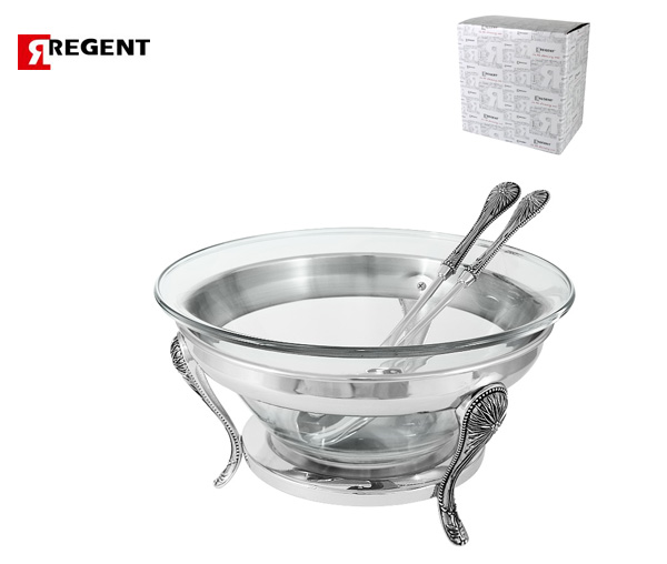 Салатник 30*16см. ложка, вилка Британи