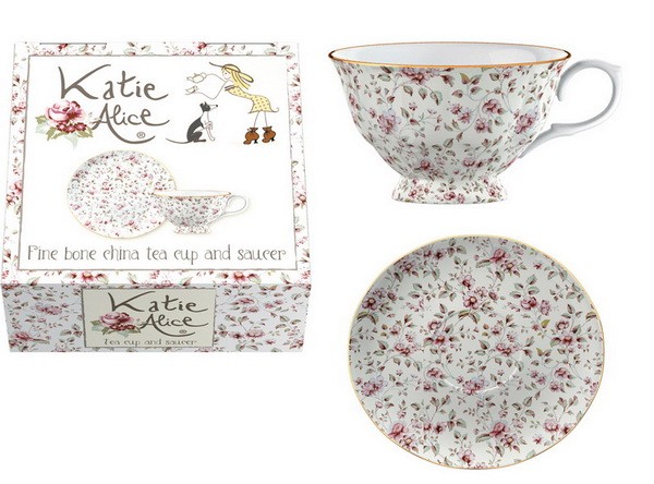 Набор чайный 2 предмета White Ditsy Floral