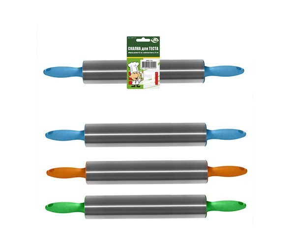 Скалка стальная 42см.