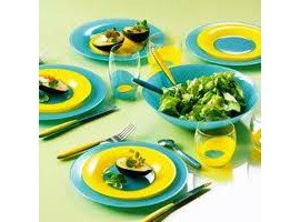 Сервиз столовый 19 предметов 6 персон Blue Yellow