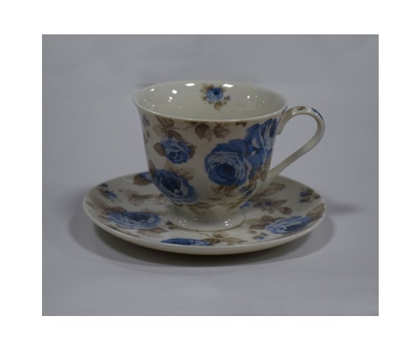 Чайная пара 200мл. 1 персона Blue Flowers