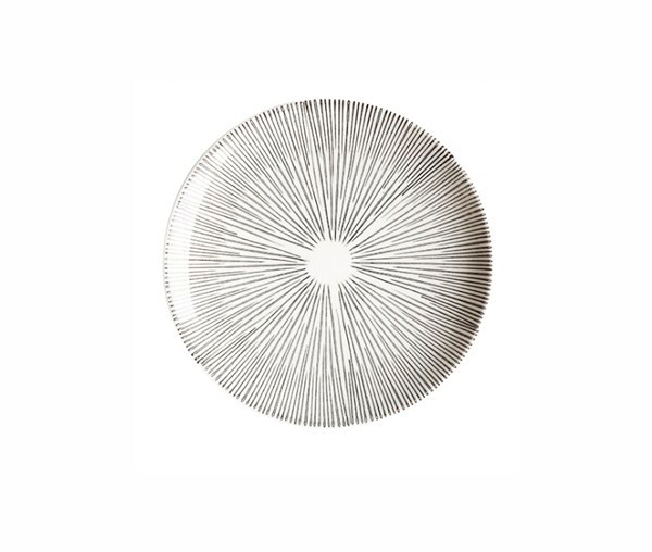 Тарелка 20см. белая Flower