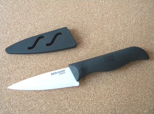 Нож для чистки 7,5см. белый, чехол. Classic