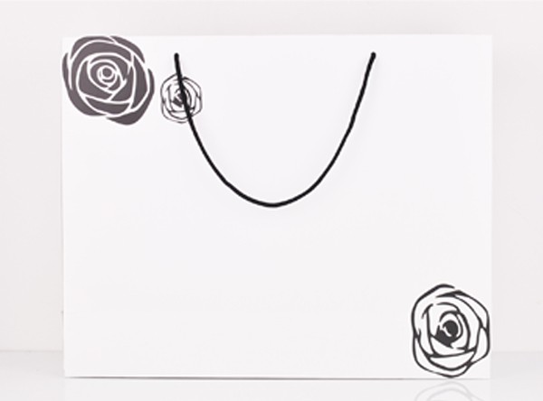 Пакет 45*36*14см. Flowers White