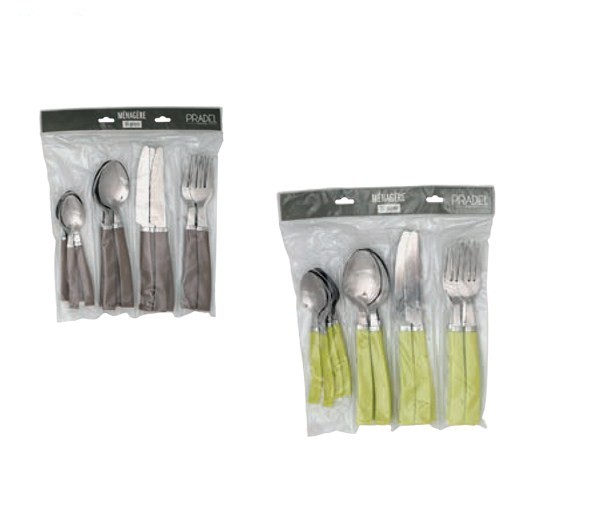 Набор стол приборов 16 предметов Taupe-Vert