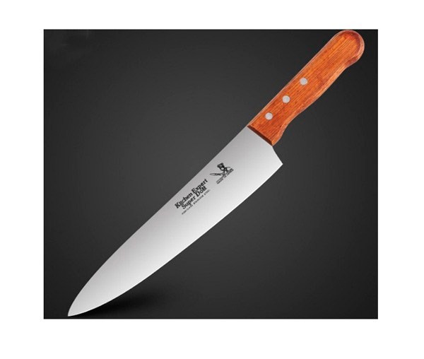 Нож для повара 25см. деревянная ручка