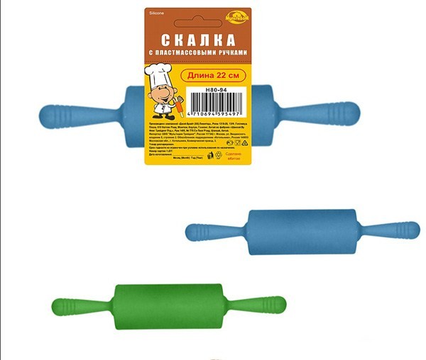 Скалка силикон, 22см. Скалка силикон, 22см.