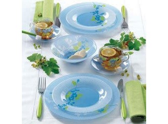 Сервиз столовый 19 предметов 6 персон Japanese tree blue