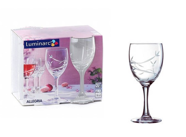 Рюмка 4шт 190мл. Allegria