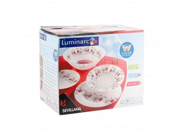 Сервиз столовый 19 предметов 6 персон Sevillana