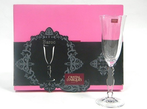 Рюмка 4шт 160мл. для шампанского  Baroc Silver