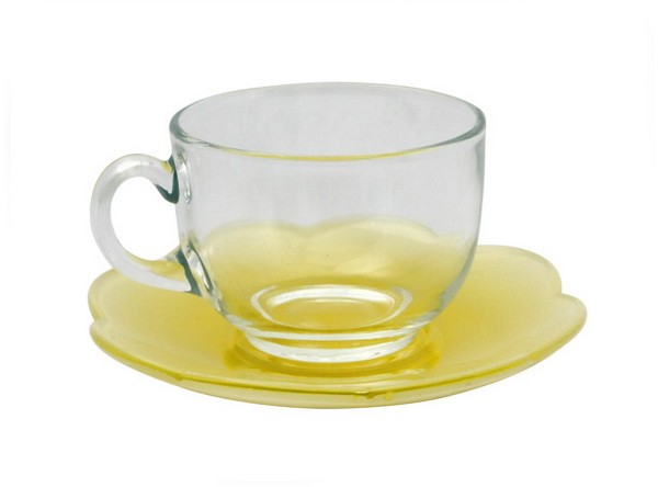 Набор чашек 220мл. 6шт Flore Yellow