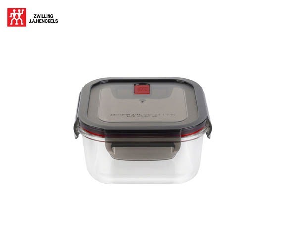 Контейнер стекло, квадратный, 1100мл.