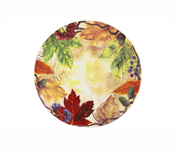 Тарелка 23см. Кленовый лист