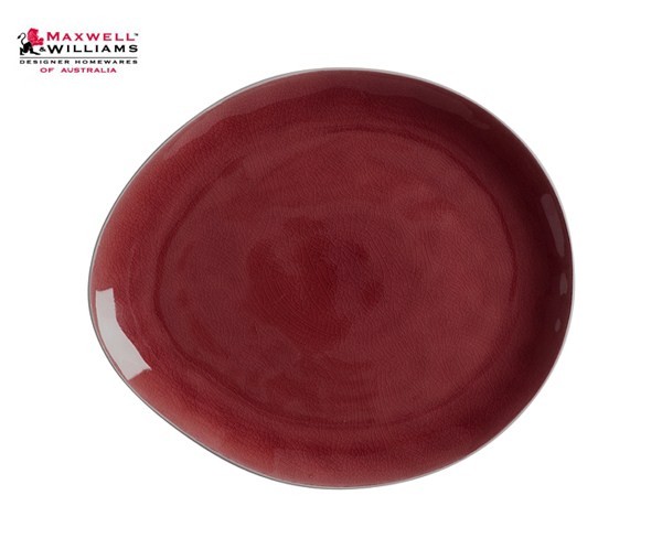 Тарелка 33*29см. гранат Artisan